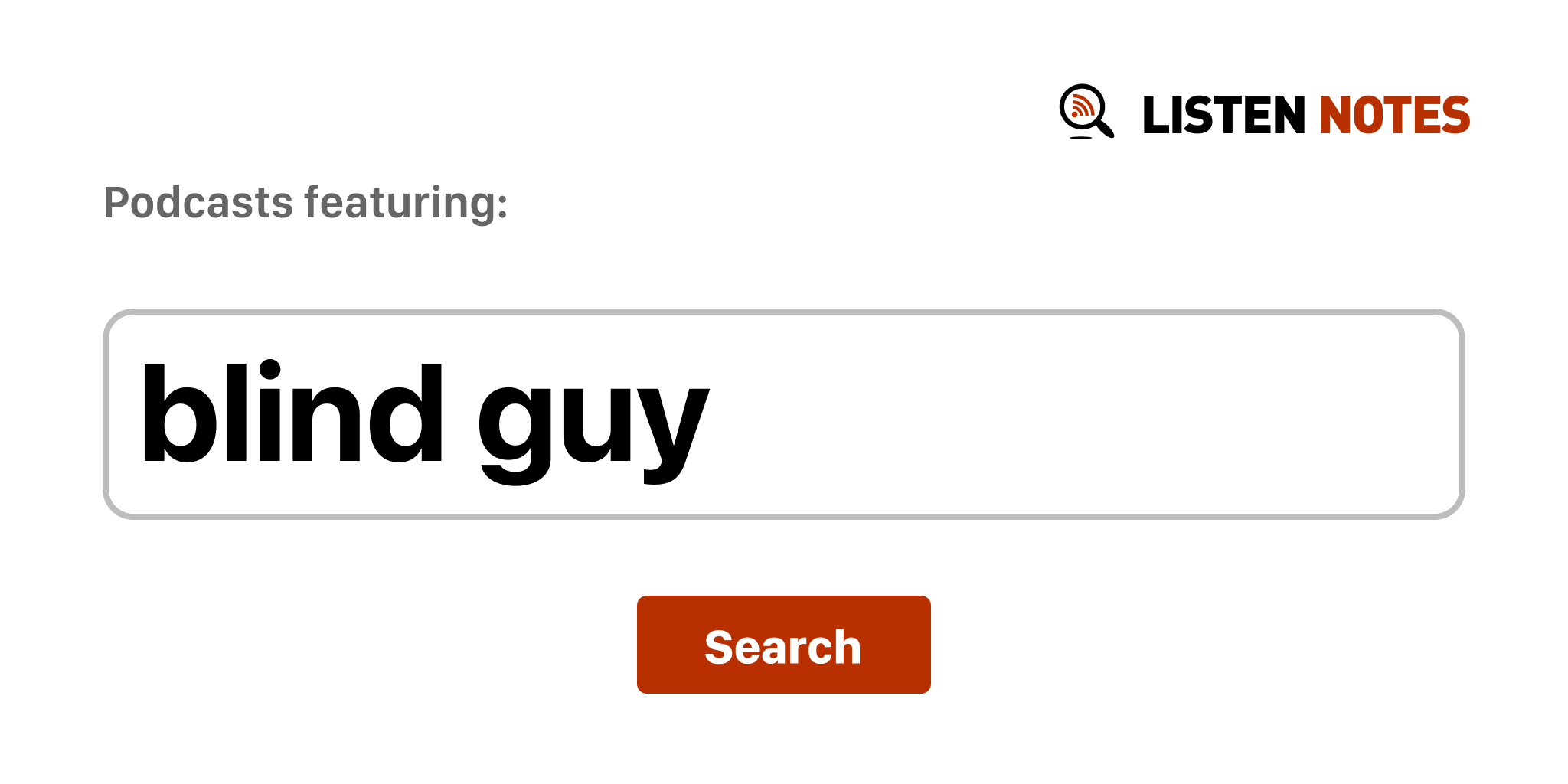 Blind Guy Top podcast episodes